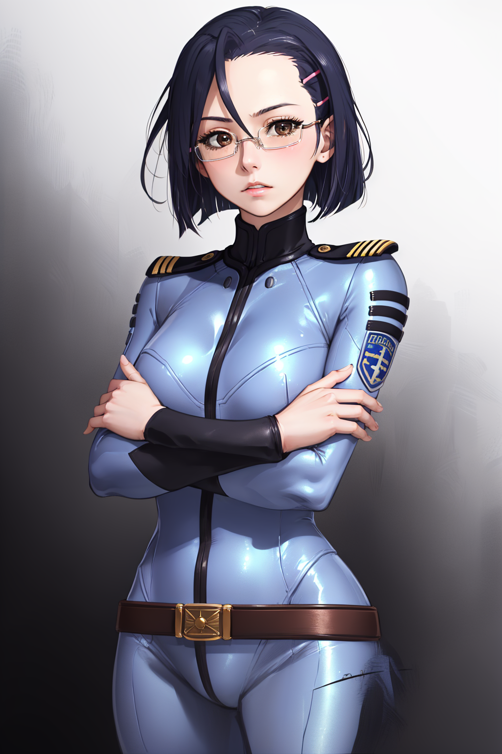00064-2980306055-(masterpiece, best quality_1.2), , cowboy shot, solo, 1girl, niimi kaoru, expressionless, looking at viewer, crossed arms, hairc.png
